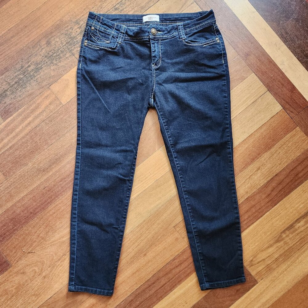 Covington Indigo Skinny Jeans Size 12 Petite